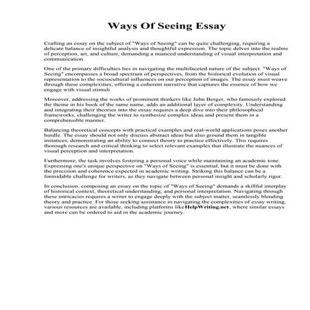 Writing A Visual Analysis Essay.pdf