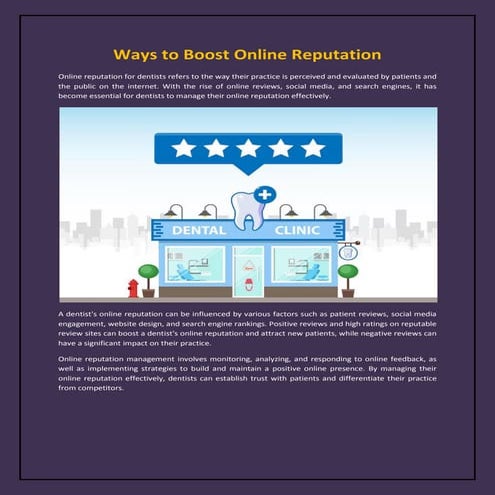 Ways to Boost Online Reputation | PDF