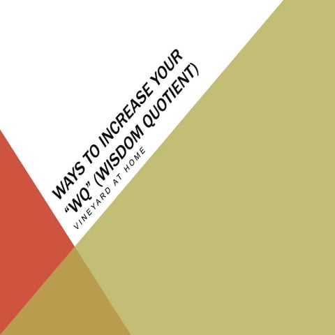 Wisdom | PDF