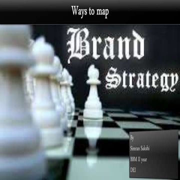 Ways to map brand strategy