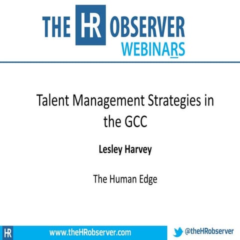 Webinar: Talent Management Strategies In The GCC 
