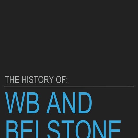 WB and Belstone Pictures Presentation