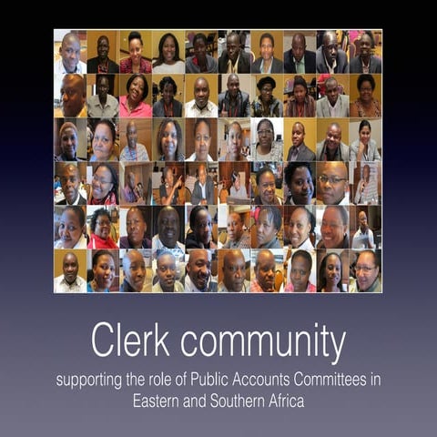 WBG - Clerk Learning in Eastern and Southern Africa