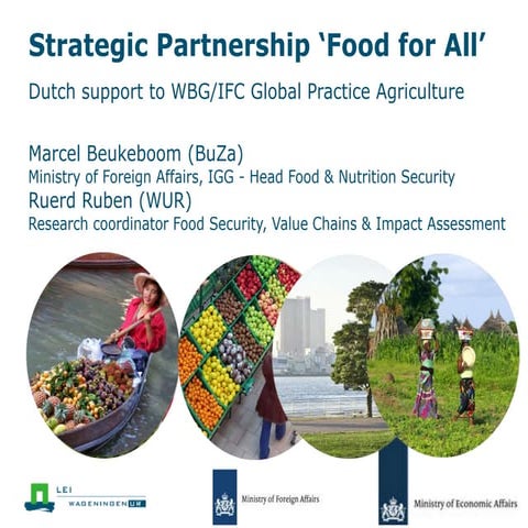 Wbg presentation food security