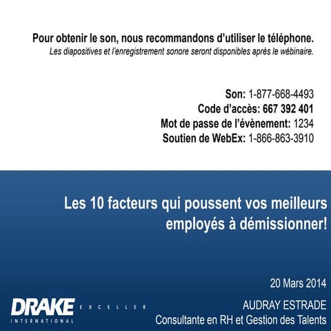 Les 10 facteurs qui poussent vos employés à démissionner