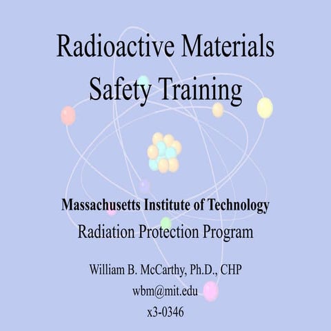 Basic Radiation Safety | PPTX