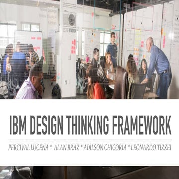 WBMA 2016 - IBM Design Thinking