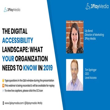 The Digital Accessibility Landscape: What Your Organization Needs to Know in ...