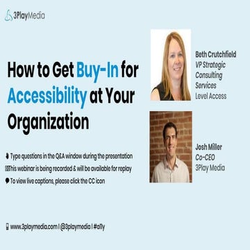 How to Get Buy-In for Accessibility at Your Organization