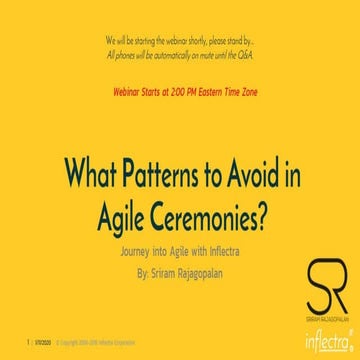 Patterns to Avoid in Agile Ceremonies