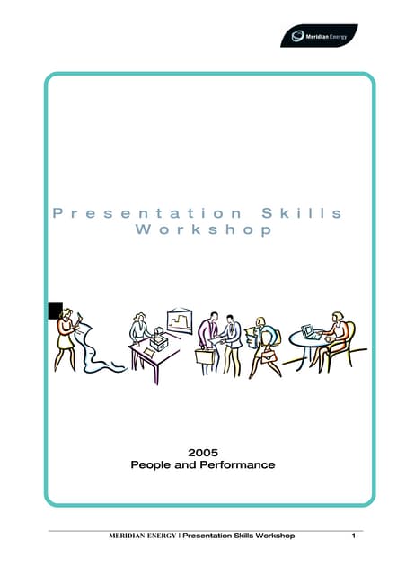 Presentation skills Workbook
