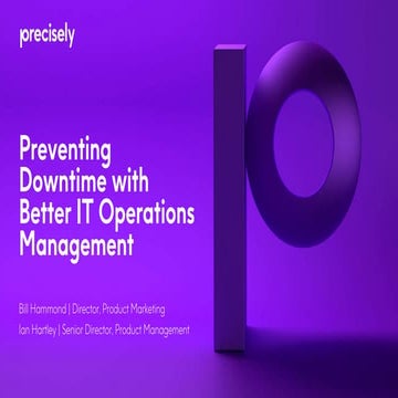 Preventing Downtime with Better IT Operations Management