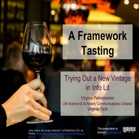A framework-tasting-tilc-2015-pannabecker