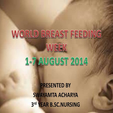 world breastfeeding week 2014