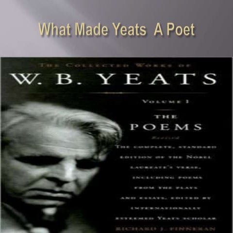 W B Yeats 