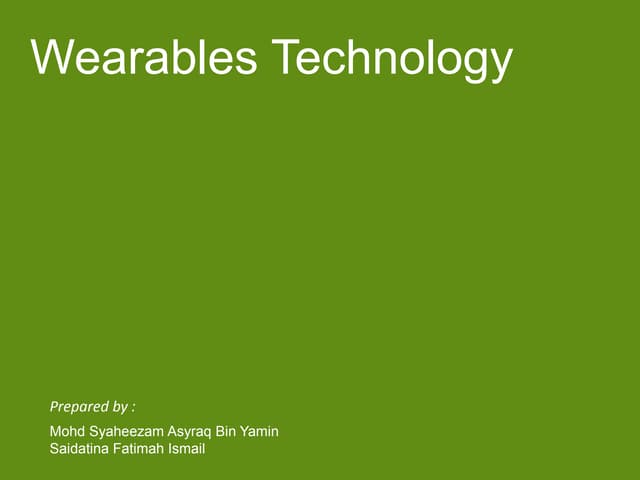 Wearable Computing