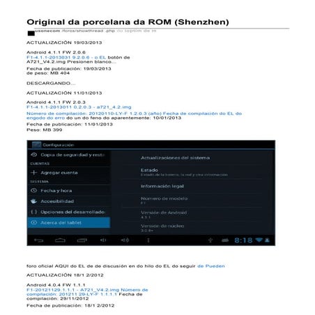 ROM china original (Shenzhen)