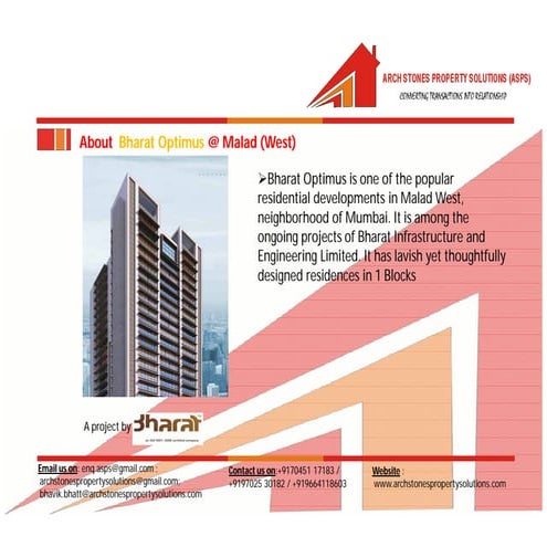 Optimus   bharat infra  malad_archstones property solutions_asps_bhavik_bhatt