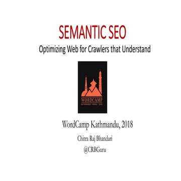 Semantic SEO: Optimizing Web for Crawlers that "Understand"
