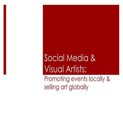 West Carleton Art Society - Promoting Events on Facebook and Selling on Pinte...