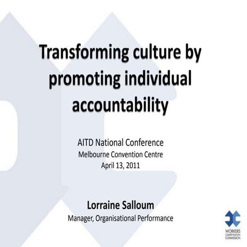Transforming Culture 