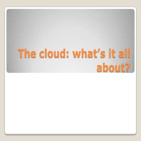 WCC 2014: Globalization and cloud services for the enterprise