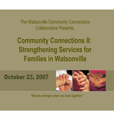 WCCC Summit Power Point 10-23-07