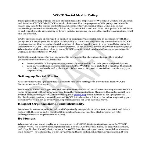 MCCFDraft Social Media Policy