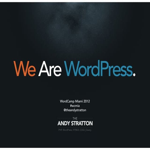 We Are WordPress