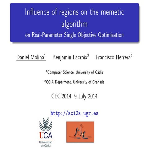 RMA-LSCh-CMA, presentation for WCCI'2014 (IEEE CEC'2014)