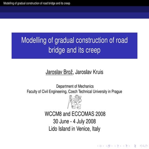 Conference WCCM 2008