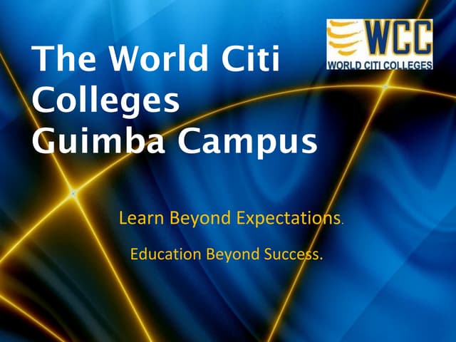 Wcc presentation