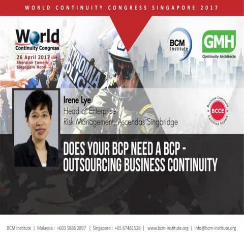 Managing and Implementing a National BCM Programme: A World's First | PDF
