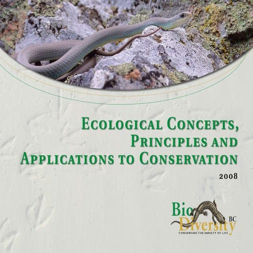  Ecological Concepts, Principles and Applications to Conservation 