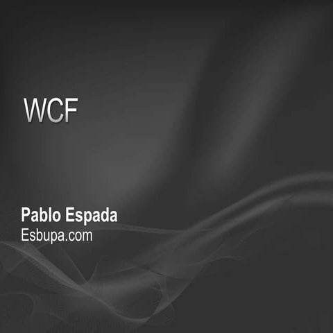 Introducción a WCF