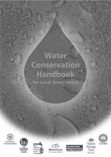 Water Conservation Handbook for Local Governments - Australia