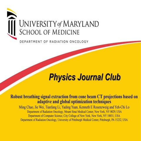 Robust breathing signal extraction from cone beam CT projections based on ada...