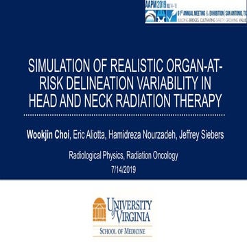 Simulation of Realistic Organ-At-Risk Delineation Variability in Head and Nec...