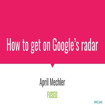 SEO STRATEGY FOR BEGINNERS - How to get on Google's radar