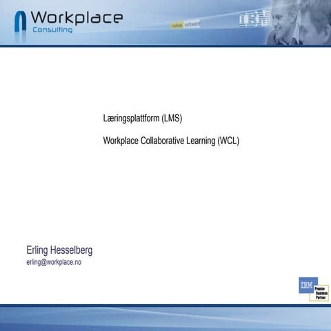 IBM Workplace Collaborative Learning