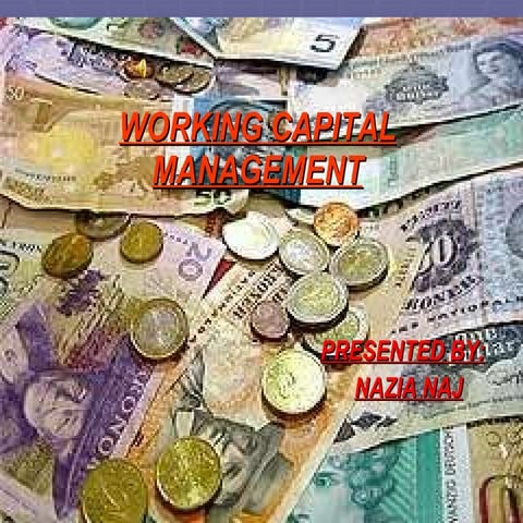 Working Capital Management