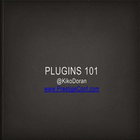 PluginBasicsWCNYC2014