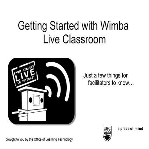 Wimba Classroom: Facilitators