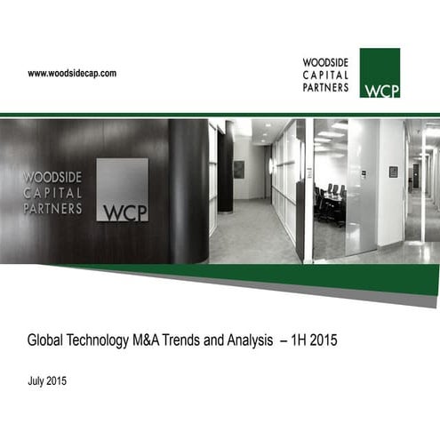 Global Technology M&A Trends and Analysis – 1H 2015