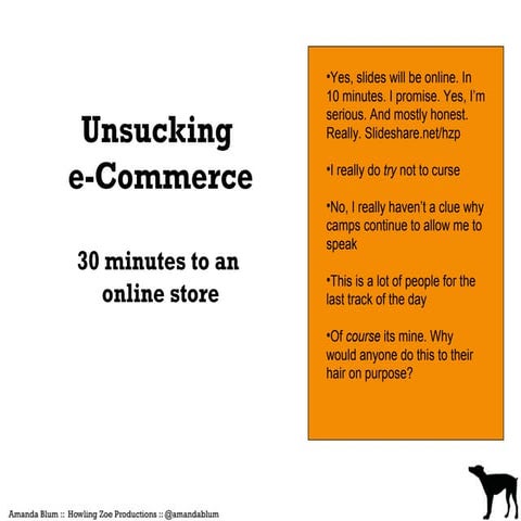 Wcphilly- Unsucking e-Commerce
