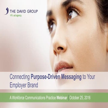 Connecting Purpose-Driven Messaging to Your Employer Brand