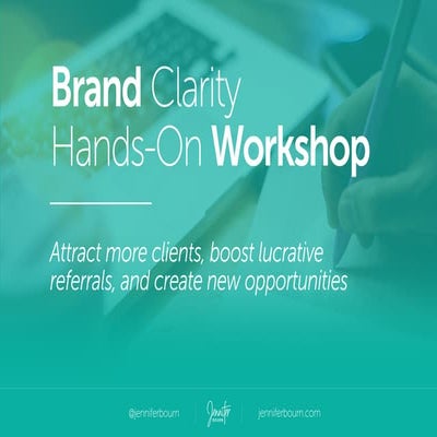 Branding And Brand Clarity Workshop