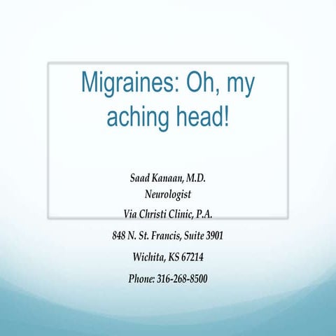 Via Christi Women's Connection: Migraines