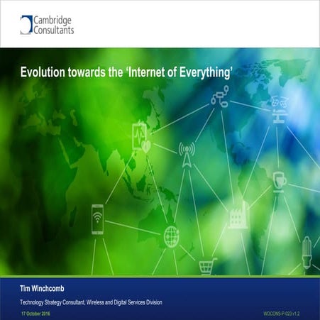Evolution towards the Internet of Everything