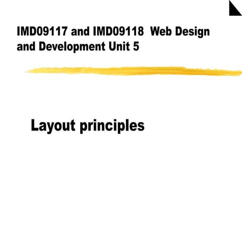 Layout Principles 1